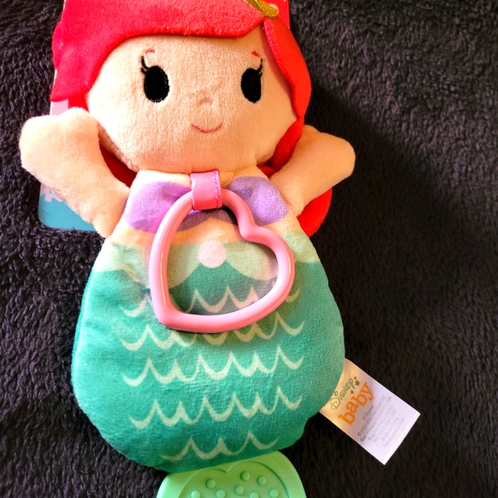 NEW DISNEY BABY LITTLE MERMAID BABY ARIEL TEETHER